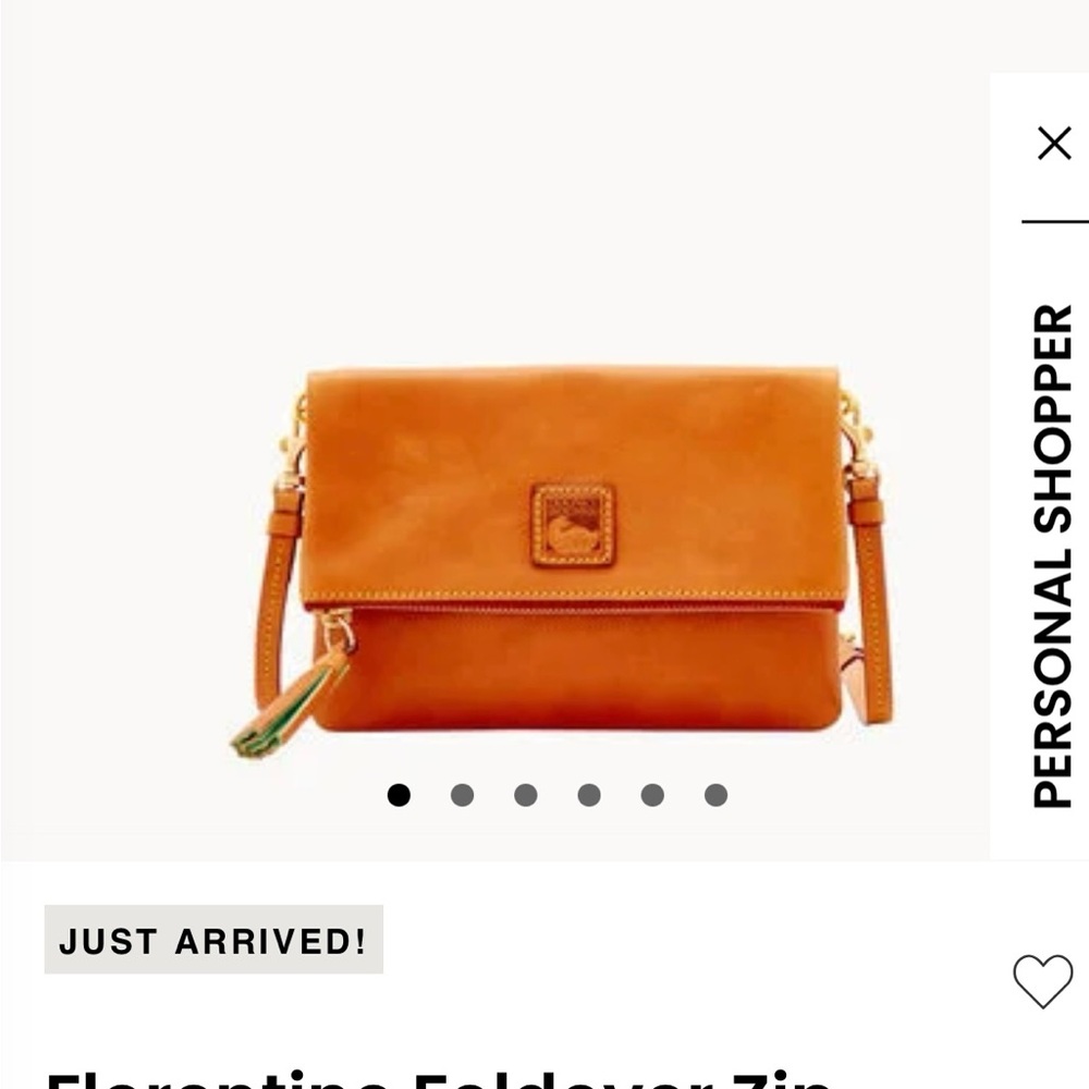 Dooney & Bourke Orange Foldover Bag